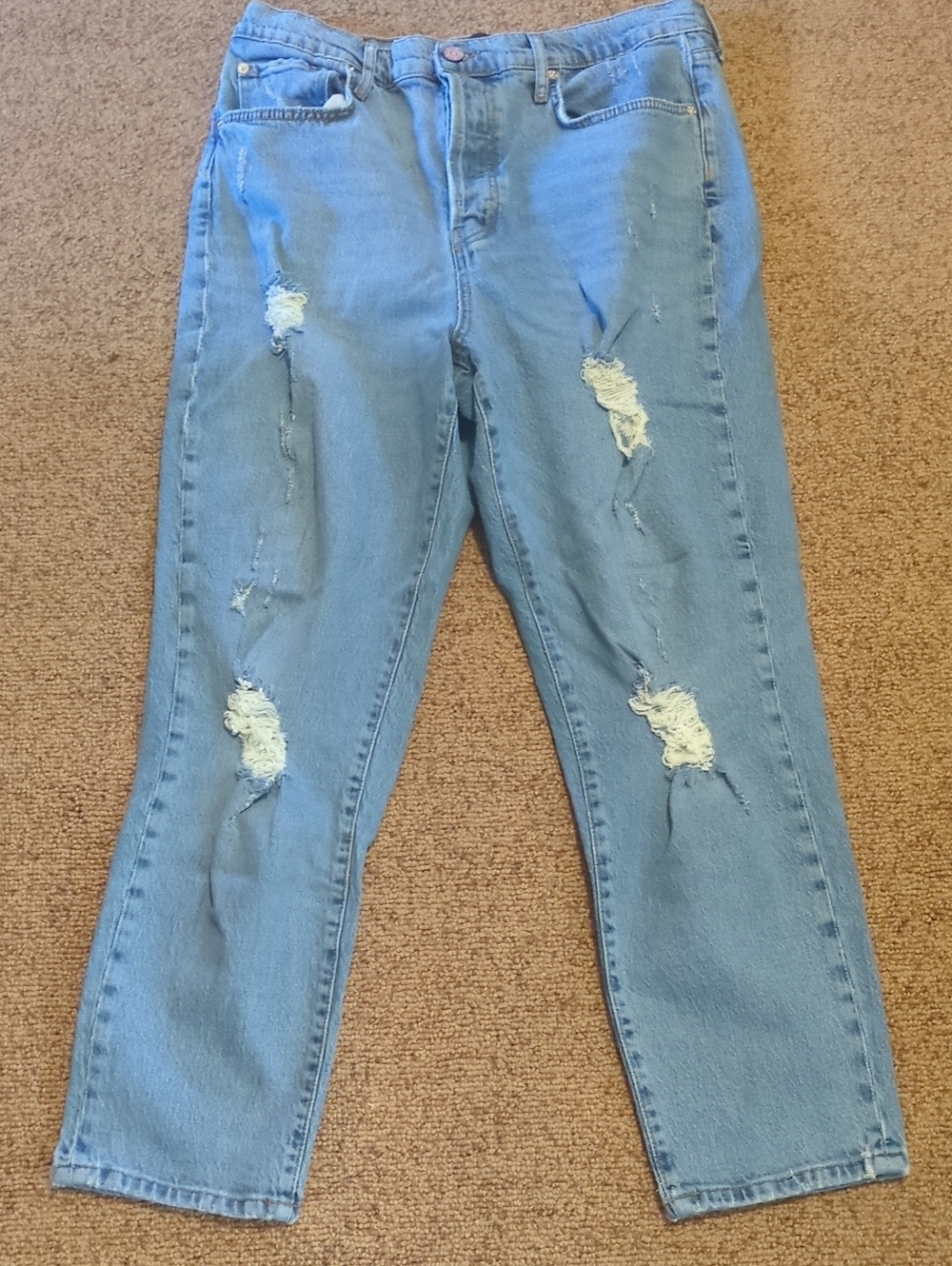 BDG Urban Outfitters Light Blue Distressed Boyfriend Jeans